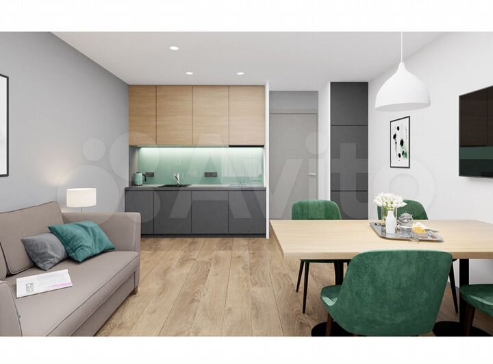 Гостиница, 25.3 м²