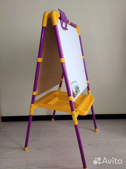 Мольберт двусторонний детский с наборами