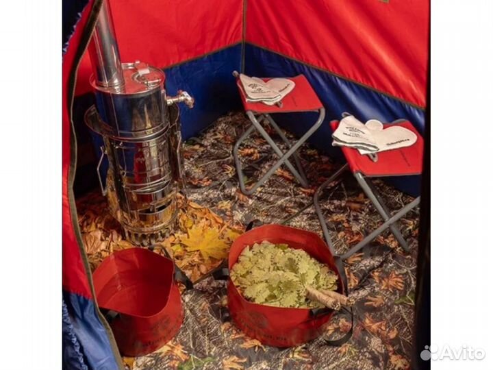 Мобильная баня с печкой. Полный комплект