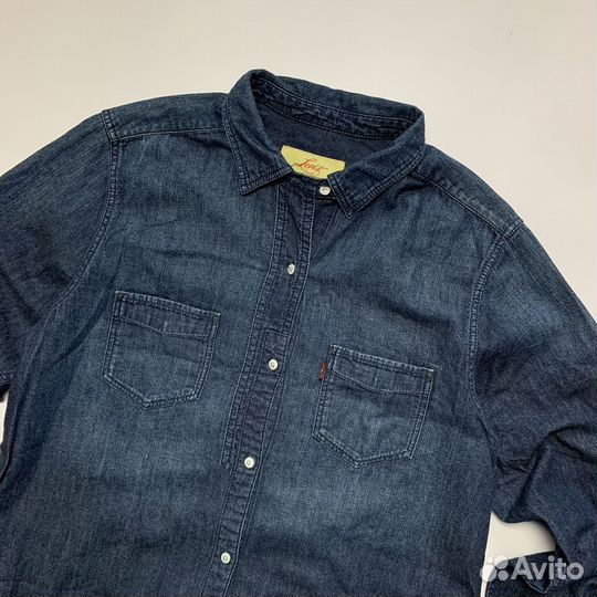 Джинсовая Рубашка Овершот Levis Винтаж