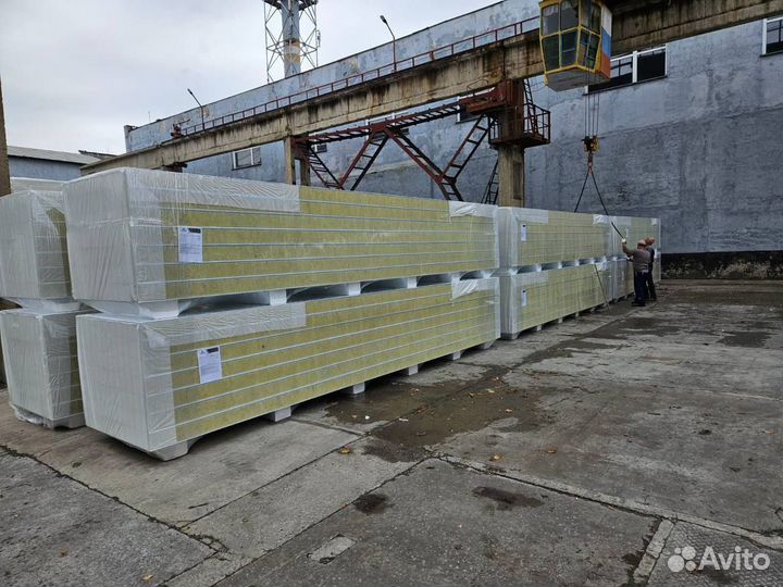 Сэндвич-панели оптом от изготовителя от 100м2
