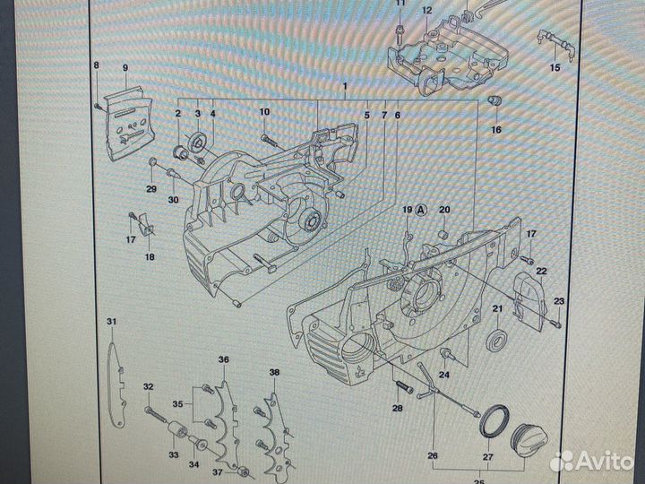Husqvarna 365 любая техника Husqvarnaзапчасти