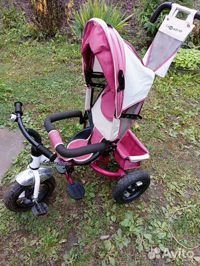 Детский велосипед с родительской ручкой