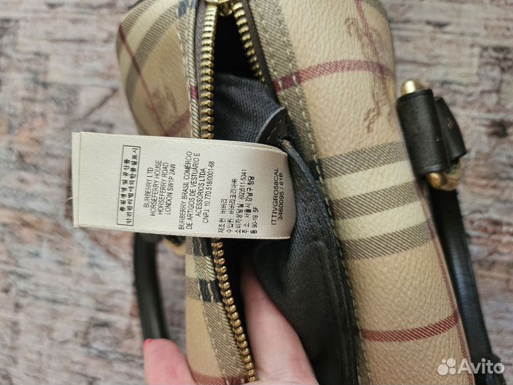 Сумка натуральная кожа Burberry