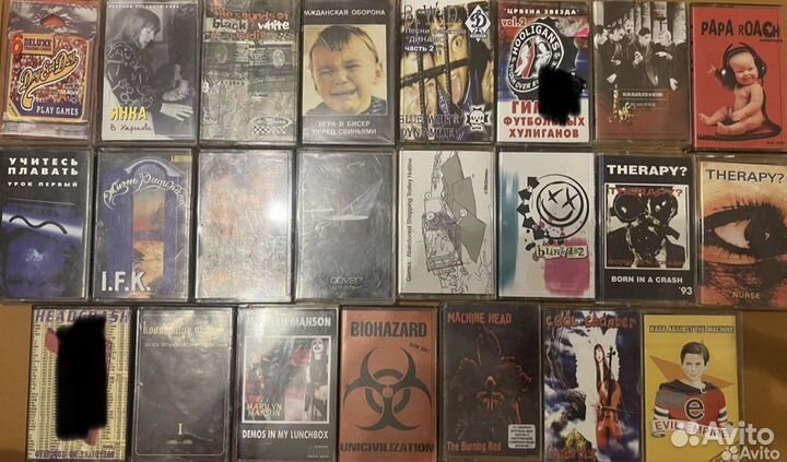 Аудиокассеты панк, альтернатива, гранж