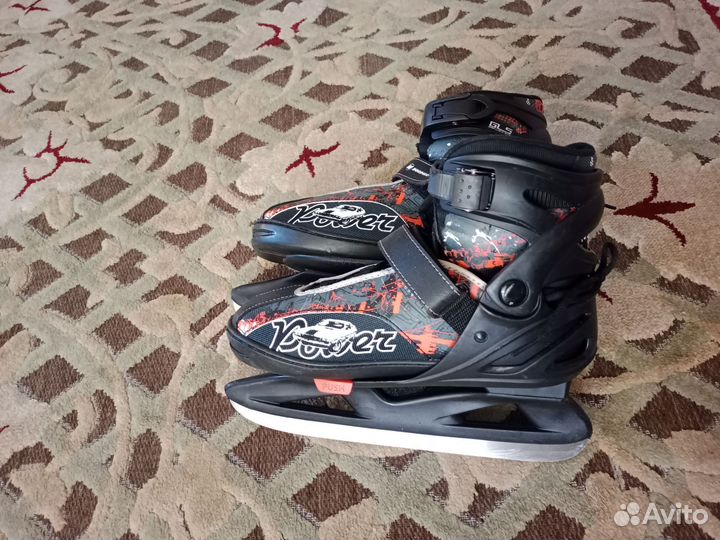 Коньки детские раздвижные б/у