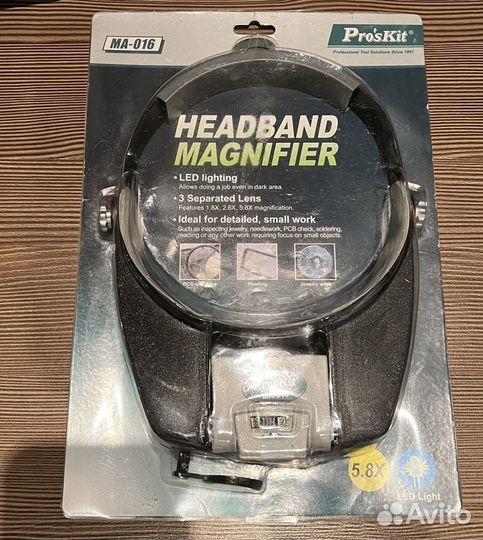 Очки лупа с подсветкой