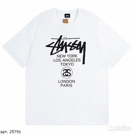 Футболка Stussy New York белая