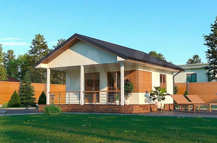 Дом 71,2 м² на участке 6 сот.