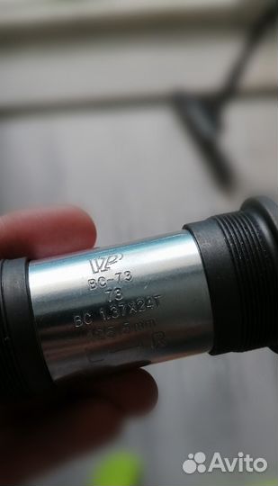 Каретка для велосипеда VP BC-73 (1.37x24T, 25.5мм)