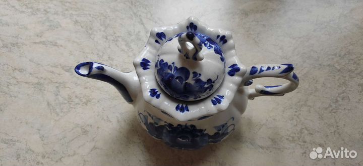 Набор посуды гжель