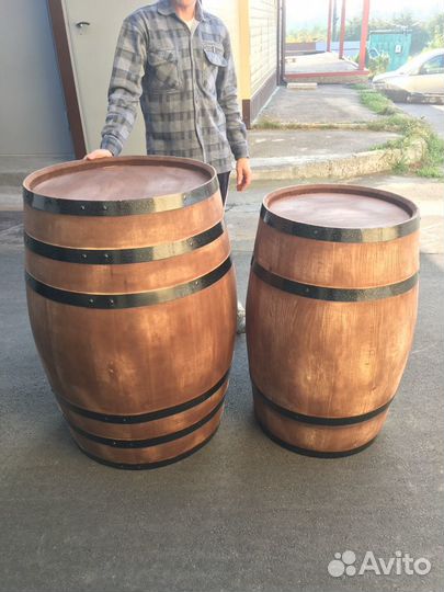 Бочки дубовые для напитков, для солений, меда