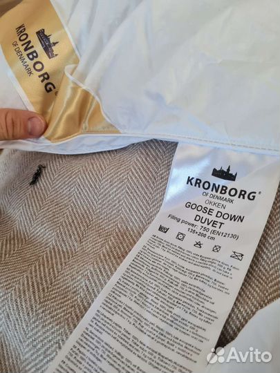 Одеяло 600г. Kronborg okken теплое 135x200 см