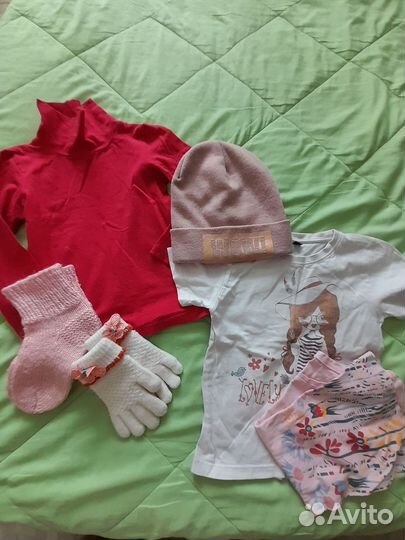 Детская одежда для девочек пакетом 6 лет