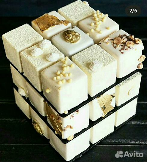 Торт из кубиков