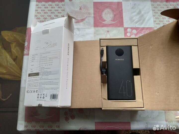 Powerbank (повербанк 40000 mAh) PEA40 romoss