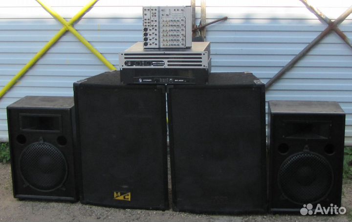 Колонки FA MC 2000W 4шт D12-15