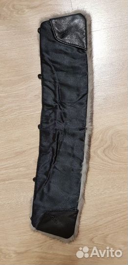 Воротник из норки серебристой