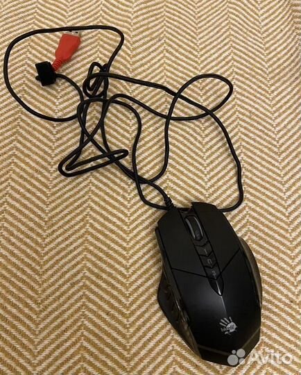 Игровая клавиатура A4 Tech и мышка Bloody v7