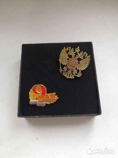 Брошь значок 9 мая