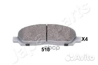 Колодки торм.дисковые pa518af Japanparts