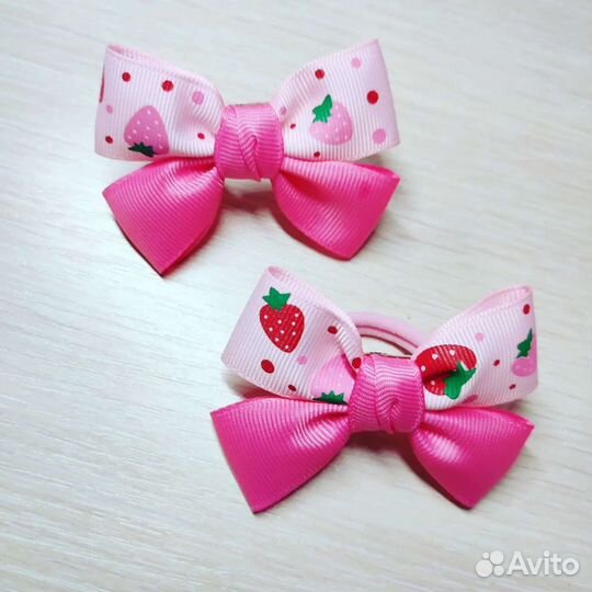 Бантики для волос ручной работы