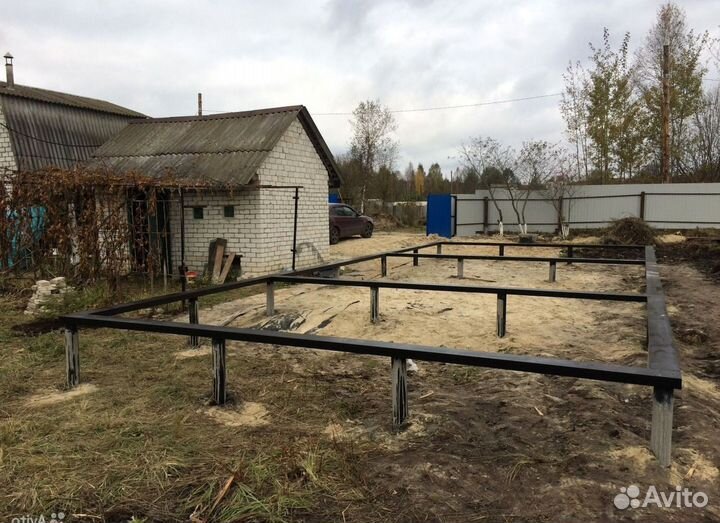 Винтовые сваи под ключ. Свайно винтовой фундамент