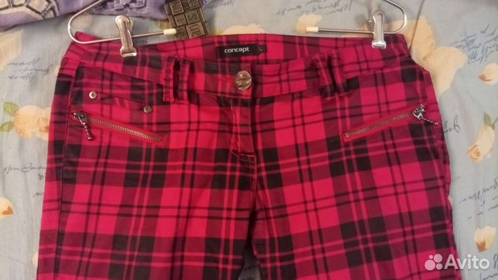 Клетчатые брюки