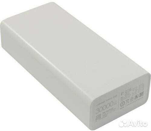 Портативный аккумулятор 30000 mAh/111 Втч, бел