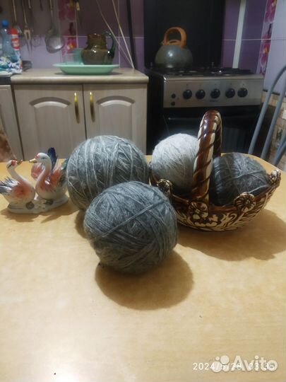 Пряжа для вязания остатки.475грам