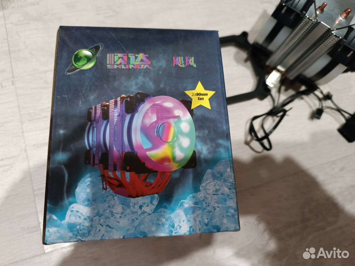 Кулер для процессора 2 вертушки