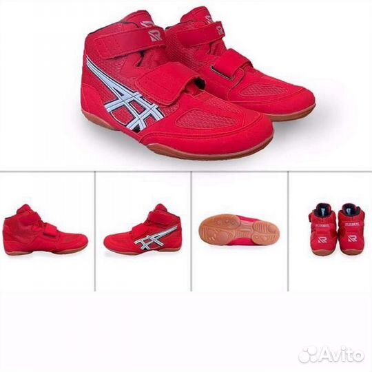 Борцовки Asics matflex с липучками для борьбы