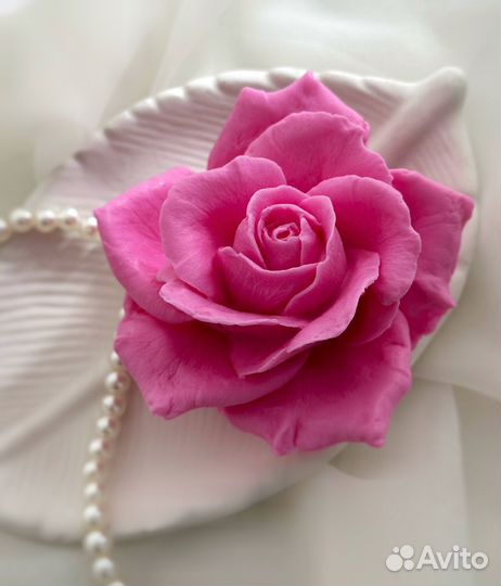 Мыло ручной работы роза, пион