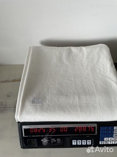 Ткань футер 2х нитка на вес