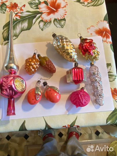 Елочные игрушки СССР одним лотом