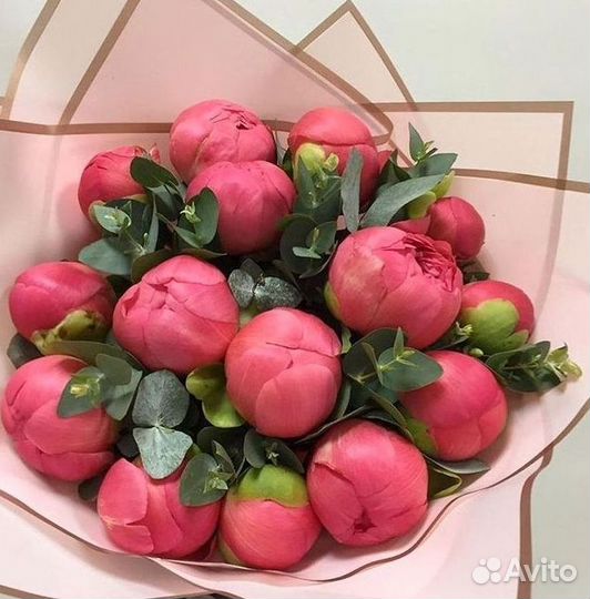 Пионы Розы Доставка