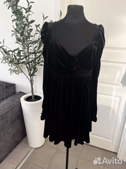 Платье бархат готика ASOS
