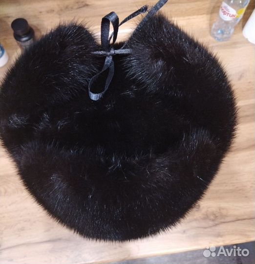 Норковая шапка мужская ушанка