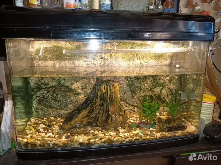Аквариум 189 литров с внешней системой очистки