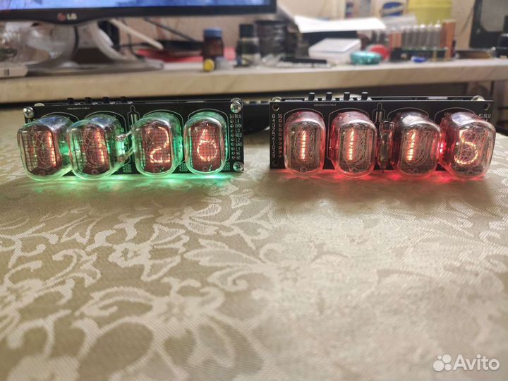 Часы nixie clock на ин-12