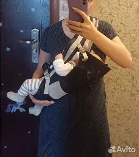 Эргорюкзак для новорожденных, кенгуру,хипсит