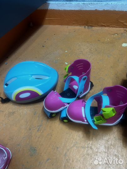 Роликовые коньки детские раздвижные