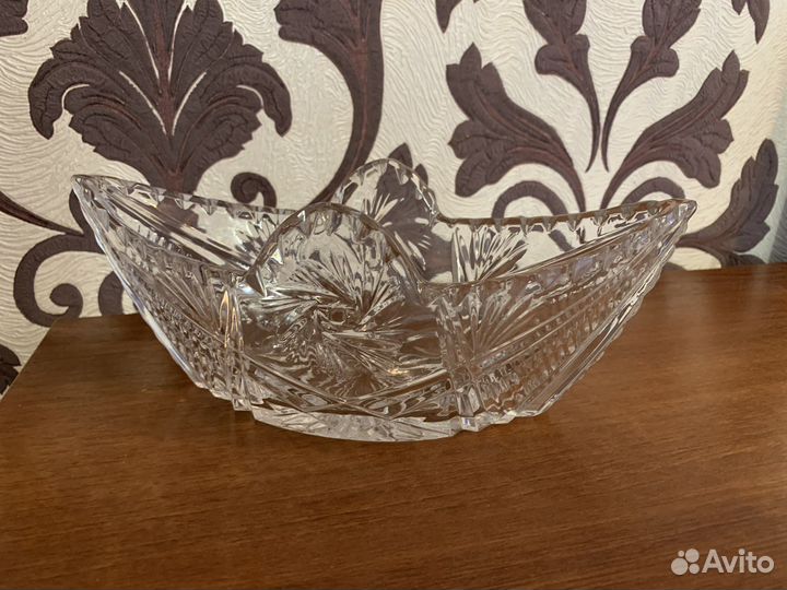 Салатник хрустальный