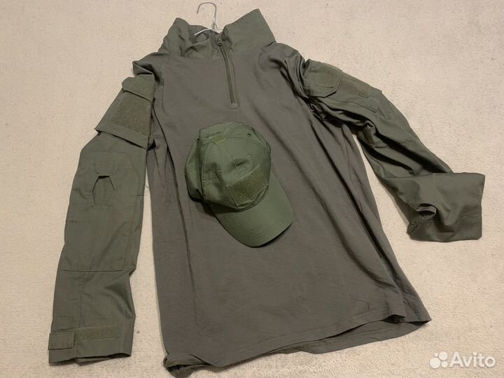 Тактическая рубашка (хаки) +тактическая кабура