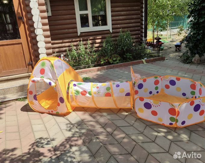 Игровой комплекс тоннель палатка сухой бассейн