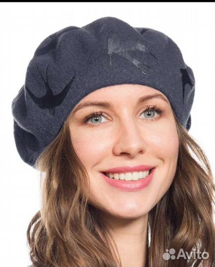 Зимний берет Di Lana на флисе