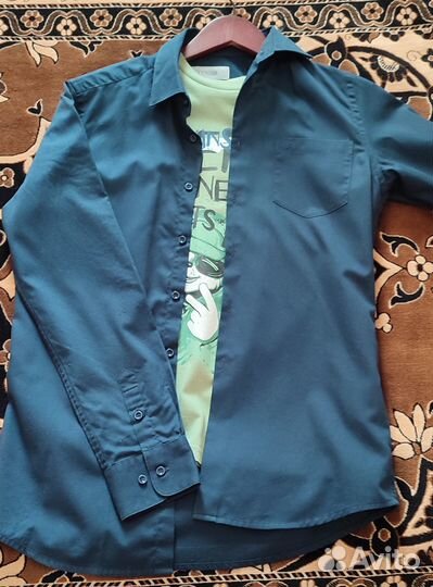 Рубашки для мальчика школьные рост 152,164 см