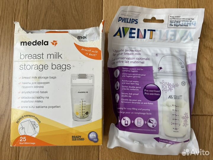 Пакеты для хранения грудного молока Philips Avent