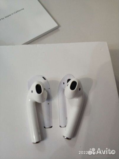 Беспроводные наушники apple airpods оригинал