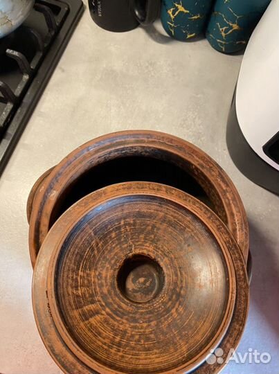 Супница горшочек кастрюля глина